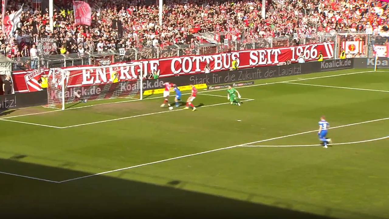 Energie Cottbus - Hansa Rostock I Highlights der 3. Liga im Video