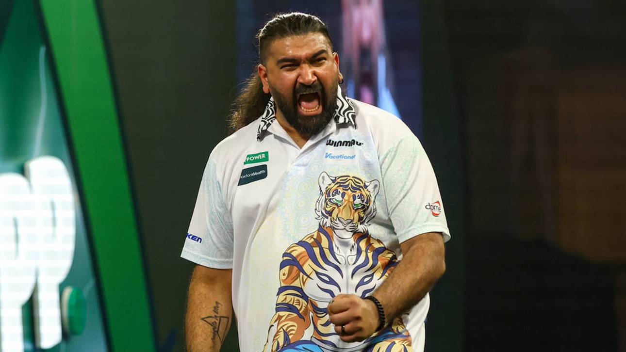 Nitin Kumar schrieb mit seinem Sieg bei der Darts-WM Geschichte