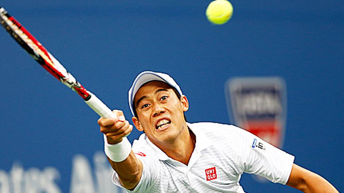 Da hilft Nishikori auch sein großer Kampfgeist nur wenig
