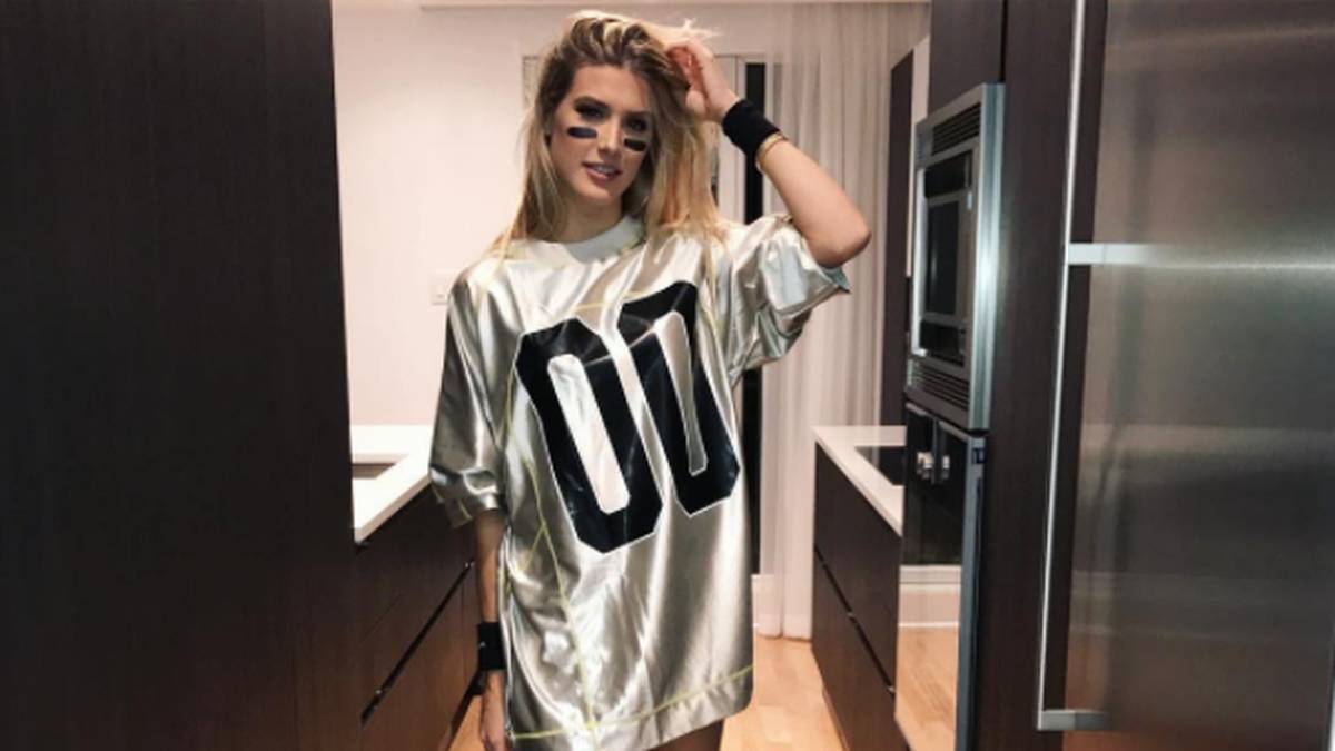 American Football hat es Tennis-Beauty Genie besonders angetan