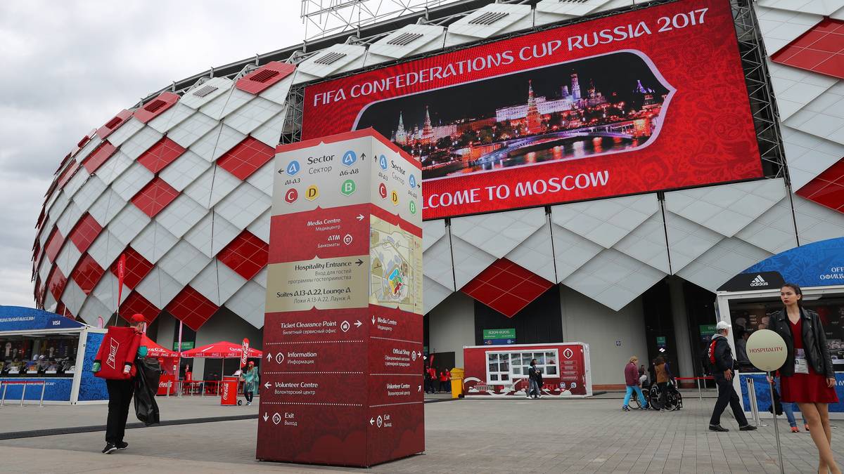 SPARTAK-STADION in Moskau - Fassungsvermögen: 43.298 Zuschauer