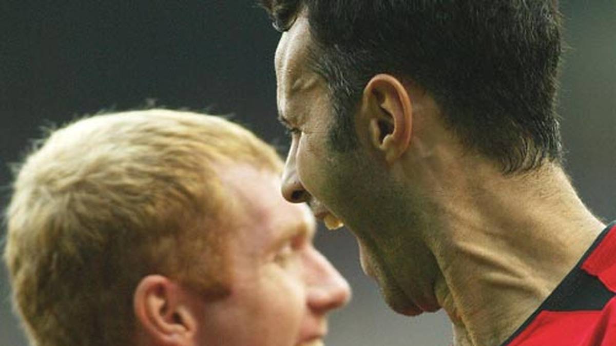 Was bleibt, sind die erfolgreichen Zeiten bei Manchester United. Immer an seiner Seite: Paul Scholes