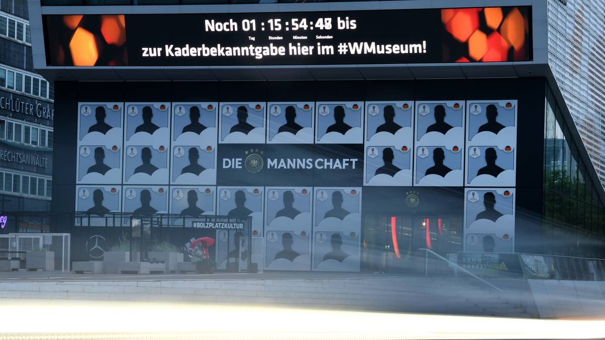 Im deutschen Fußballmuseum in Dortmund findet am Dienstag die WM-Kadernominierung statt