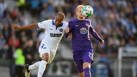 Erzgebirge Aue und der Karlsruher SC trennen sich Remis