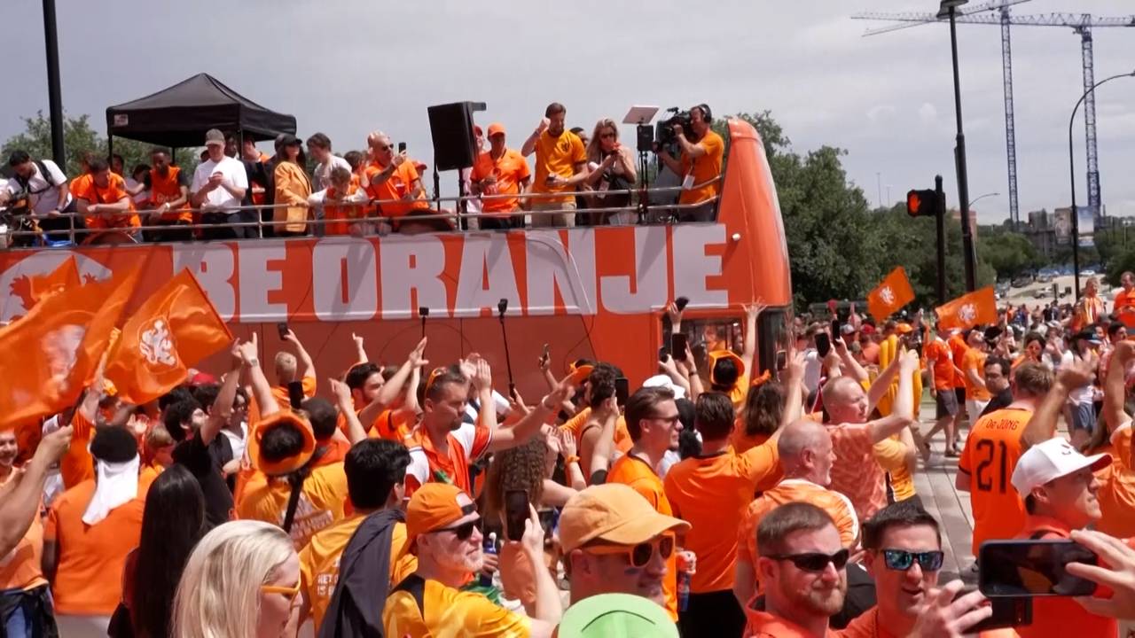 Trotz Party-Crasher: Oranje feiert sich durch ganz Dallas