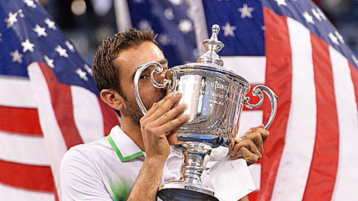 "Es fühlt sich unwirklich an, dass ich mich von nun  an Grand-Slam-Champion nennen darf", sagt Cilic. Er spricht im Anschluss auch von einem Wunder