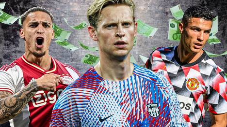 Das Transferfenster neigt sich dem Ende zu! Topstars wie Cristiano Ronaldo, Frenkie de Jong oder Antony suchen noch nach passenden Klubs. Chelsea, Liverpool und der FC Barcelona brauchen noch adäquate Verstärkungen im Mittelfeld bzw. Sturm. 