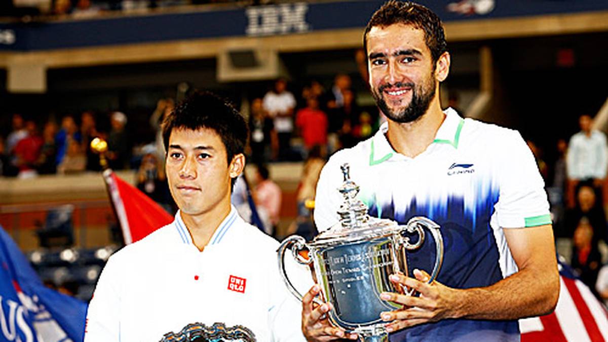 Nishikori kann seine Enttäuschung nicht verstecken. Trotzdem hat auch er ein großartiges Turnier gespielt. Jetzt kehrt in Flushing Meadows für ein Jahr wieder etwas Ruhe ein