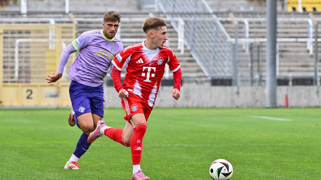 Lennart Karl spielte am Samstag auch für die Zweitvertretung des FC Bayern