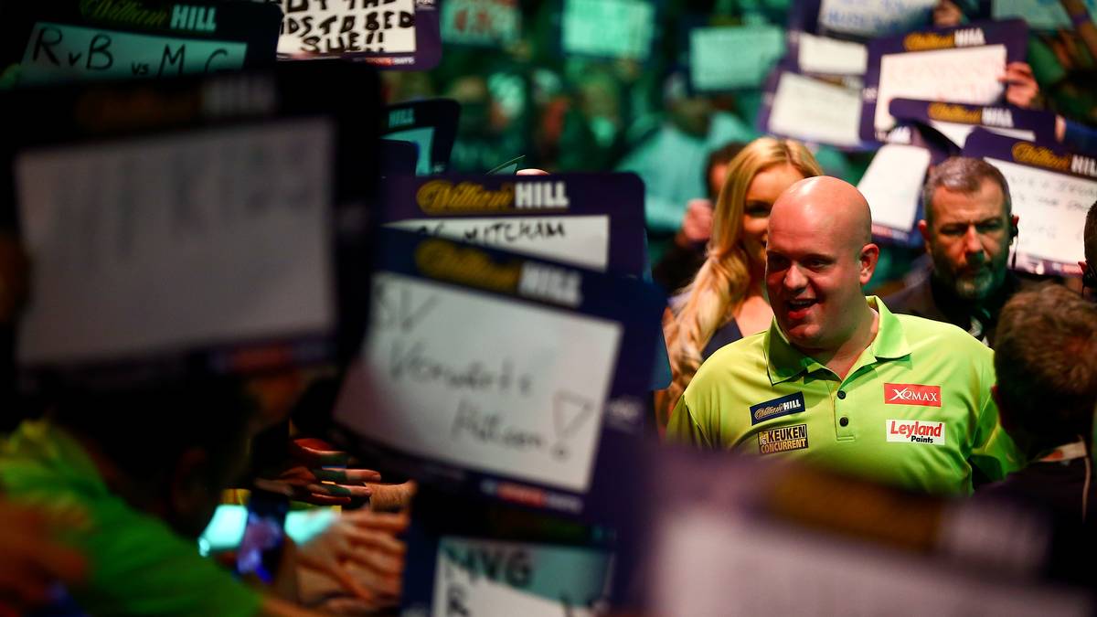 Der Abschluss des elften Tages gehört dem Topfavoriten: Michael van Gerwen