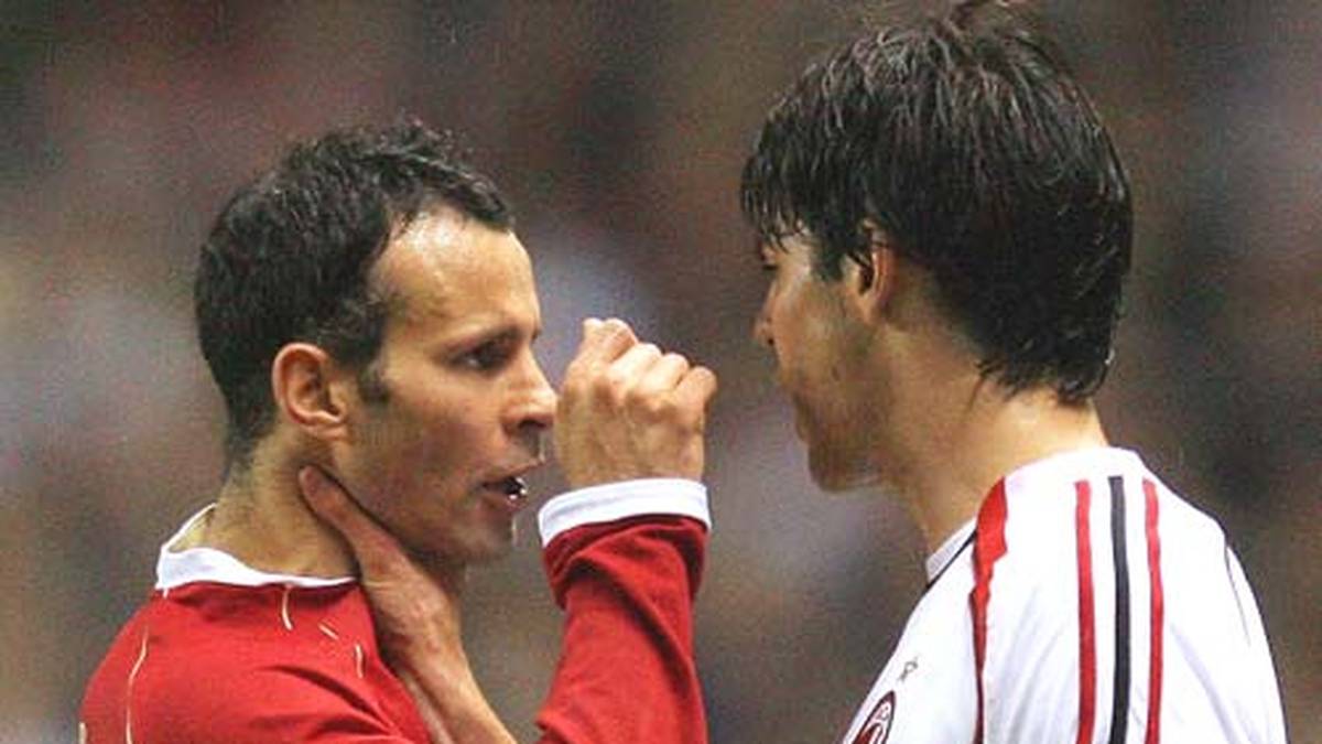 Auch wenn Kaka dem Waliser hier mal so richtig an die Gurgel geht