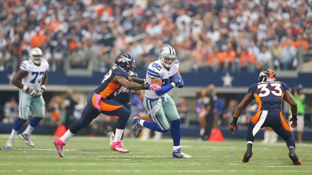 PLATZ 6: 99 PUNKTE - DALLAS COWBOYS vs. DENVER BRONCOS 48:51 (2013) - Das direkte QB-Duell geht 2013 mit fünf Touchdowns und 506 Yards zwar an Cowboys-Legende Tony Romo. Dank eines späten Fieldgoals retten Peyton Manning und die Broncos aber den Last-Second-Sieg im 51:48-Kracher
