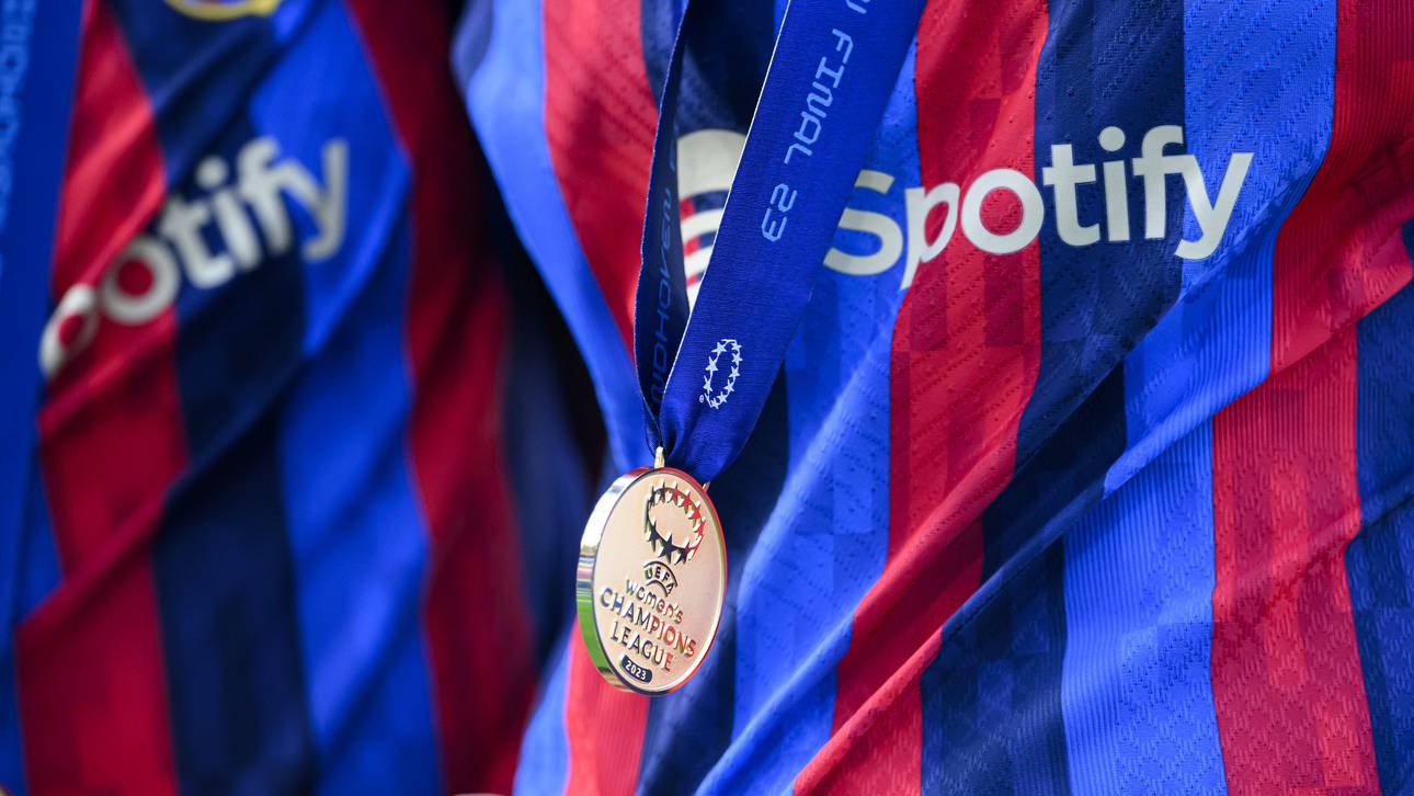 Legendäre Band auf Barca-Trikot