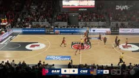 Spiel Highlights zu BMA365 Bamberg Baskets - NINERS Chemnitz