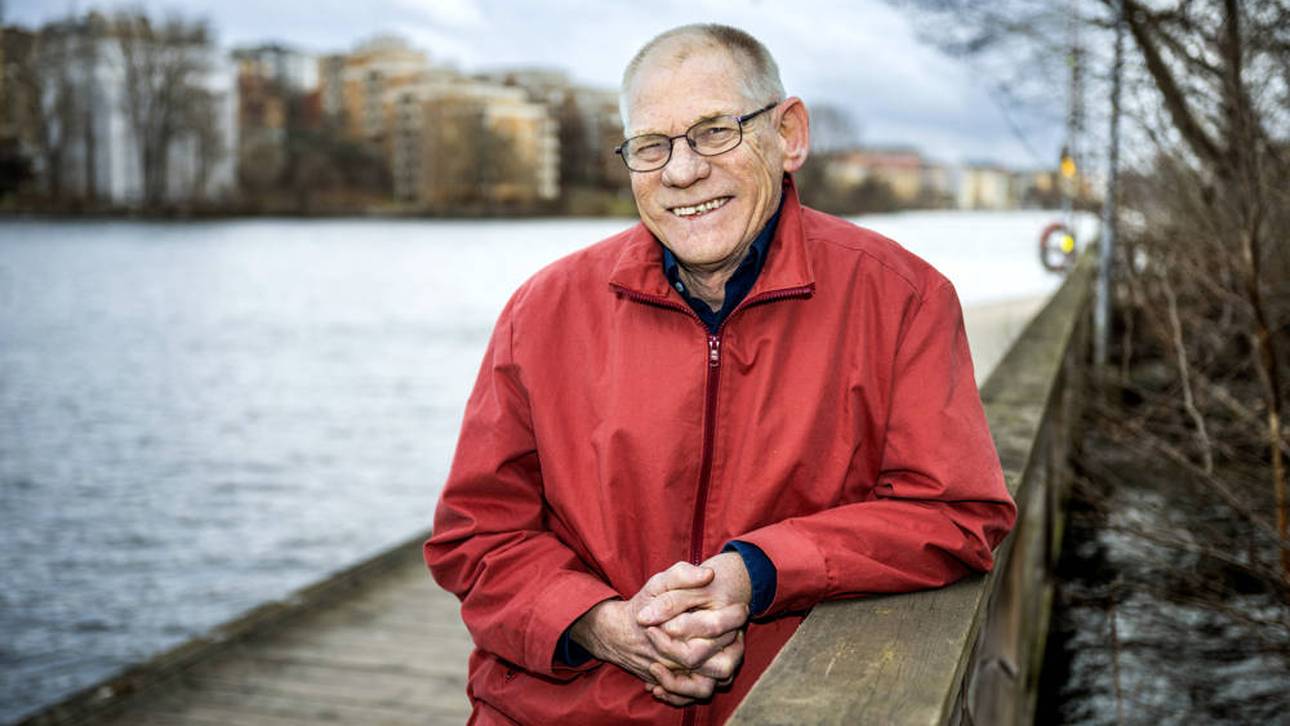 Jan Boklöv bei einem Fotoshooting in Stockholm Ende März