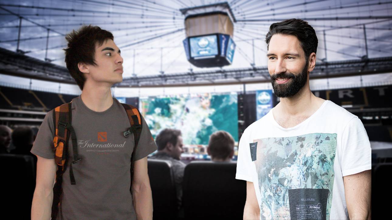 Das eSports-Moderatorenduo im Talk