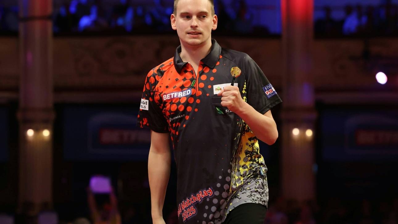Generalprobe vor Darts-WM: Zwei Deutsche im Achtelfinale