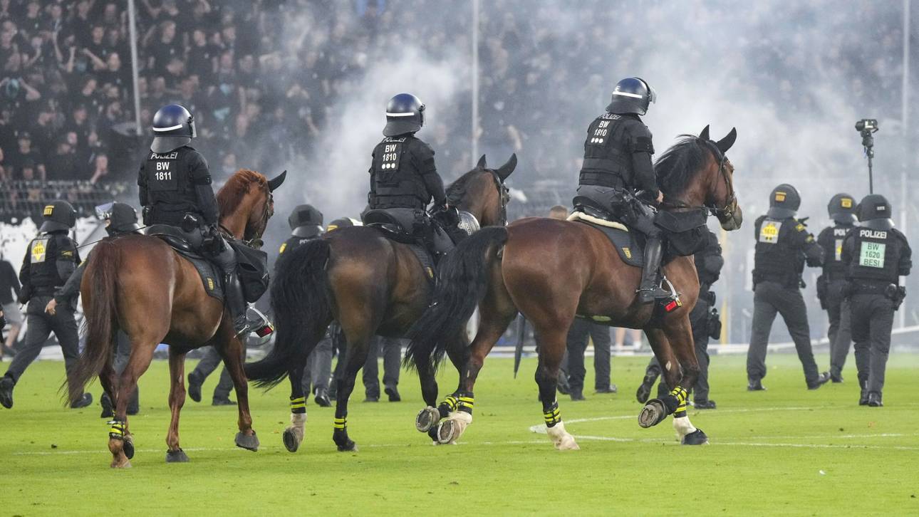 Ausschreitungen in Mannheim: 35 Polizisten verletzt