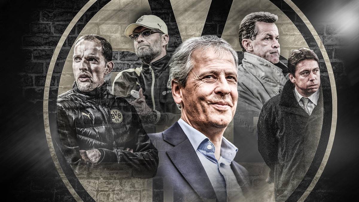 Lucien Favre folgt bei Borussia Dortmund auf Peter Stöger. Seit 1997 trugen zwölf Trainer beim BVB die Verantwortung. SPORT1 zeigt Favres Vorgänger