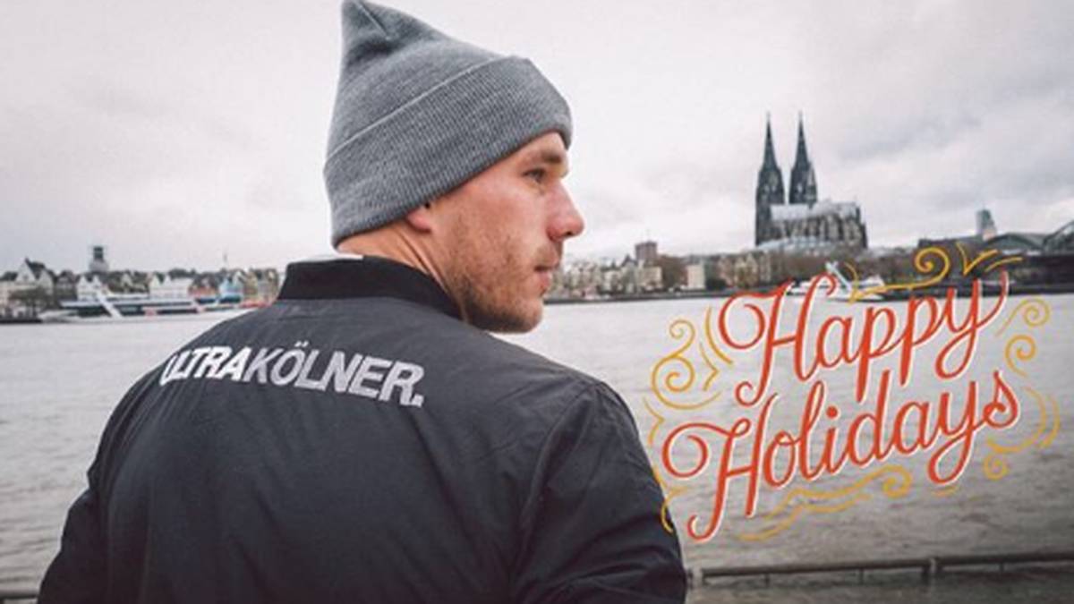 Köln statt Kobe: Lukas Podolski zieht es zum Weihnachtsfest in die Heimat