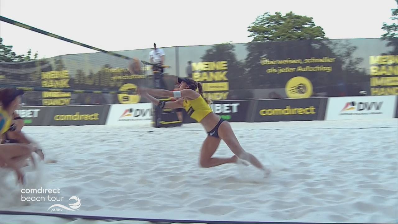 Beachvolleyball: Betschart/Hüberli schlagen Behrens/Tillmann in Hamburg deutlich