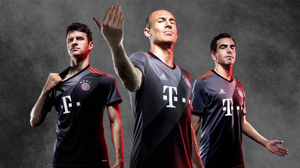  Aus Weiß mach Grau: Der FC Bayern läuft in der neuen Saison auswärts in neuem Gewand auf 