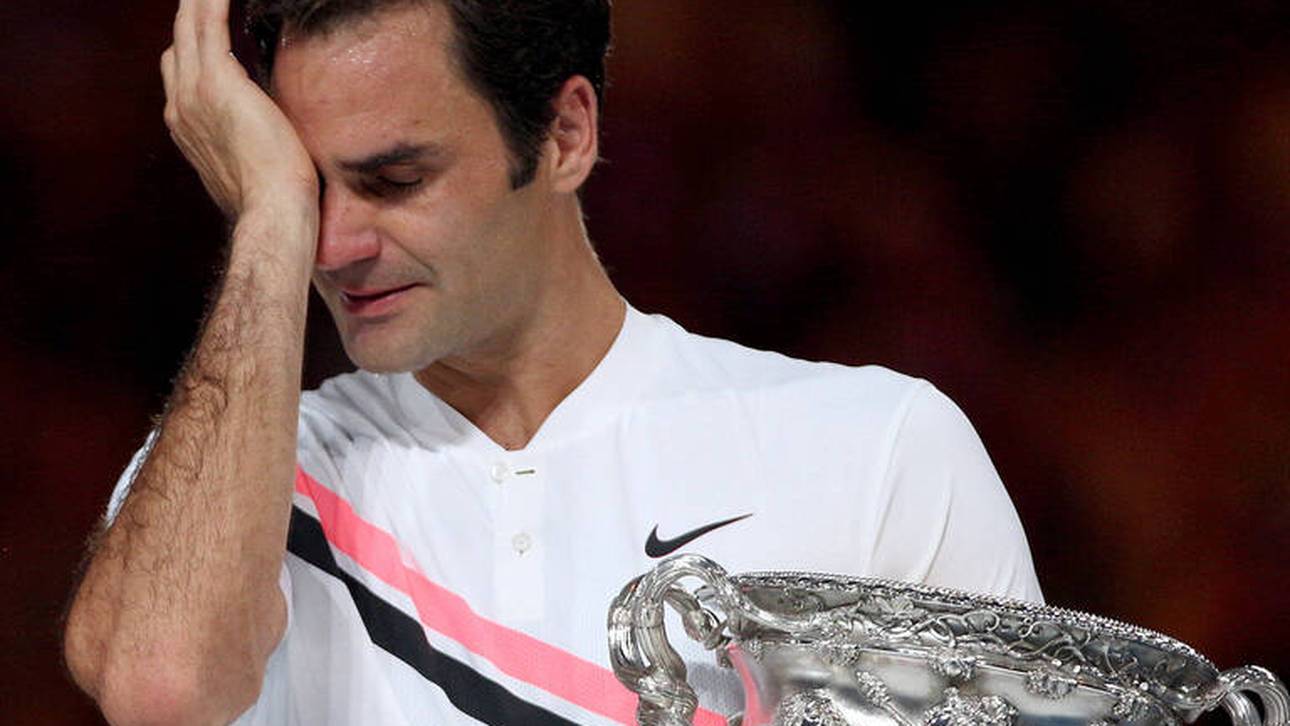 Ein Tennis-Ass huldigt Federer