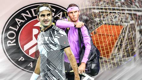 Roger Federer und Rafael Nadal verfolgen die geplante Verschiebung der French Open sicher ganz genau