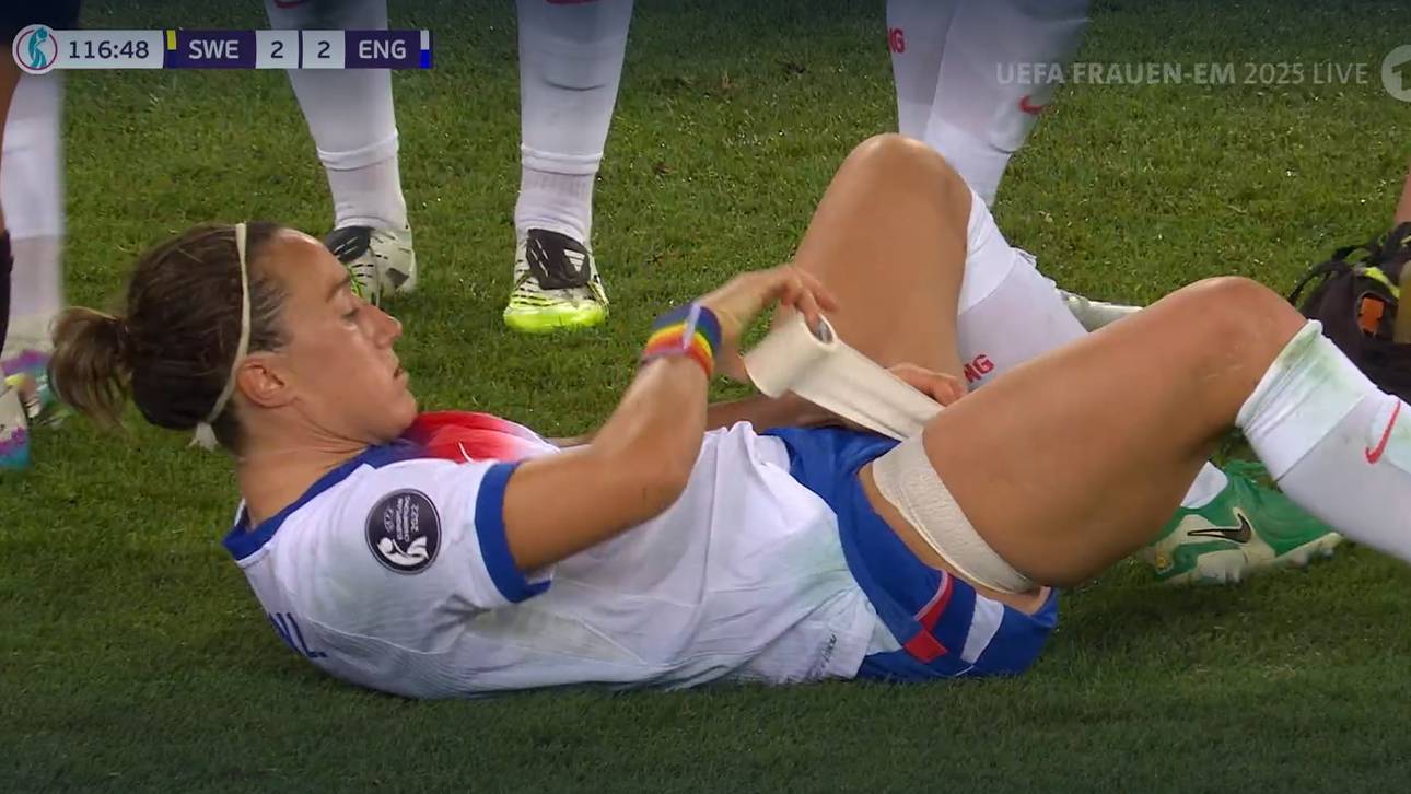 Skurrile Szene um Englands Heldin