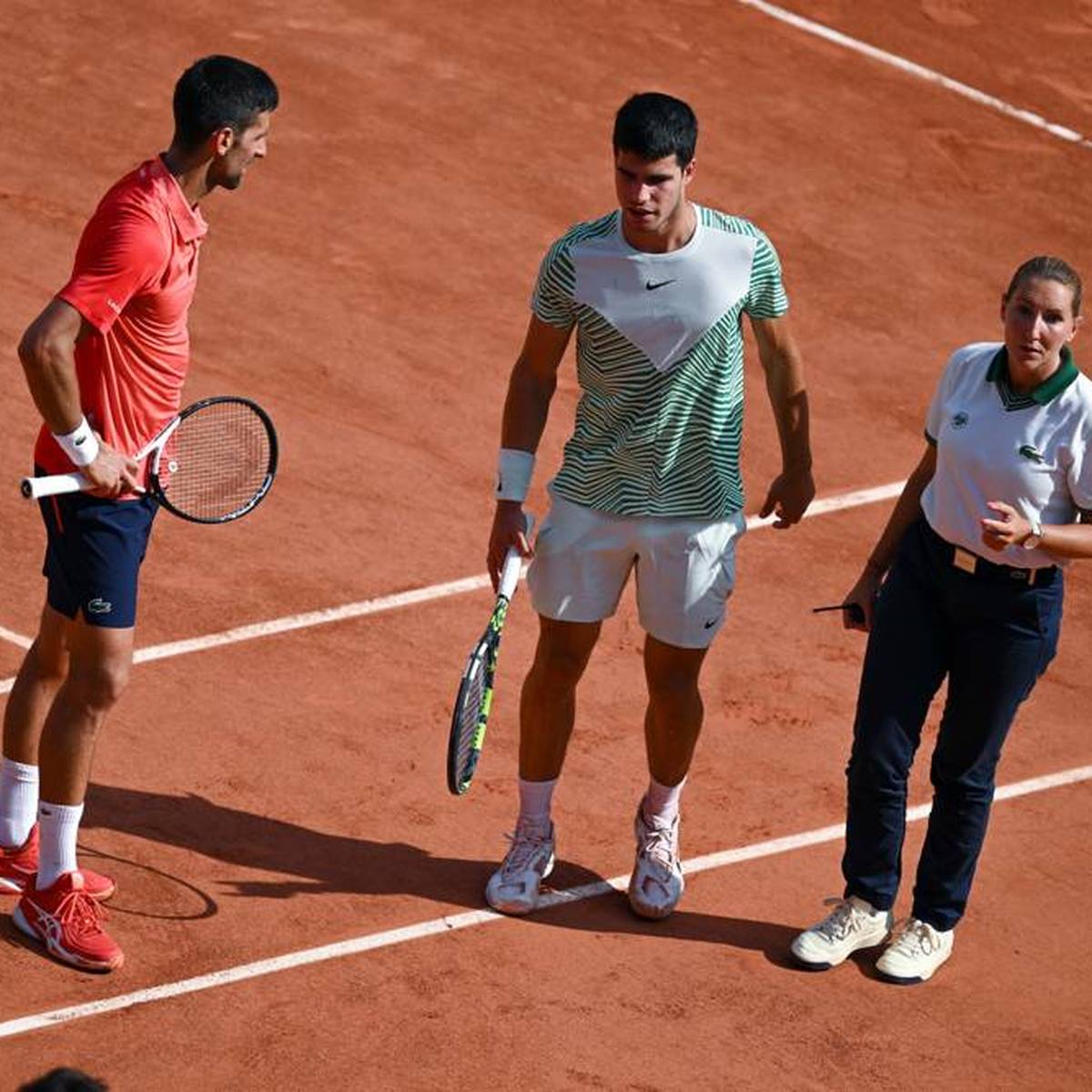 French-Open-Drama beim Gigantenduell Alcaraz vs