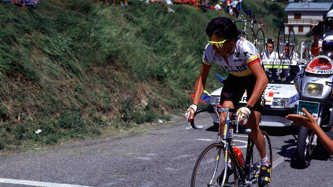 Luis „Lucho“ Herrera nahm 1989 an der Tour de France teil