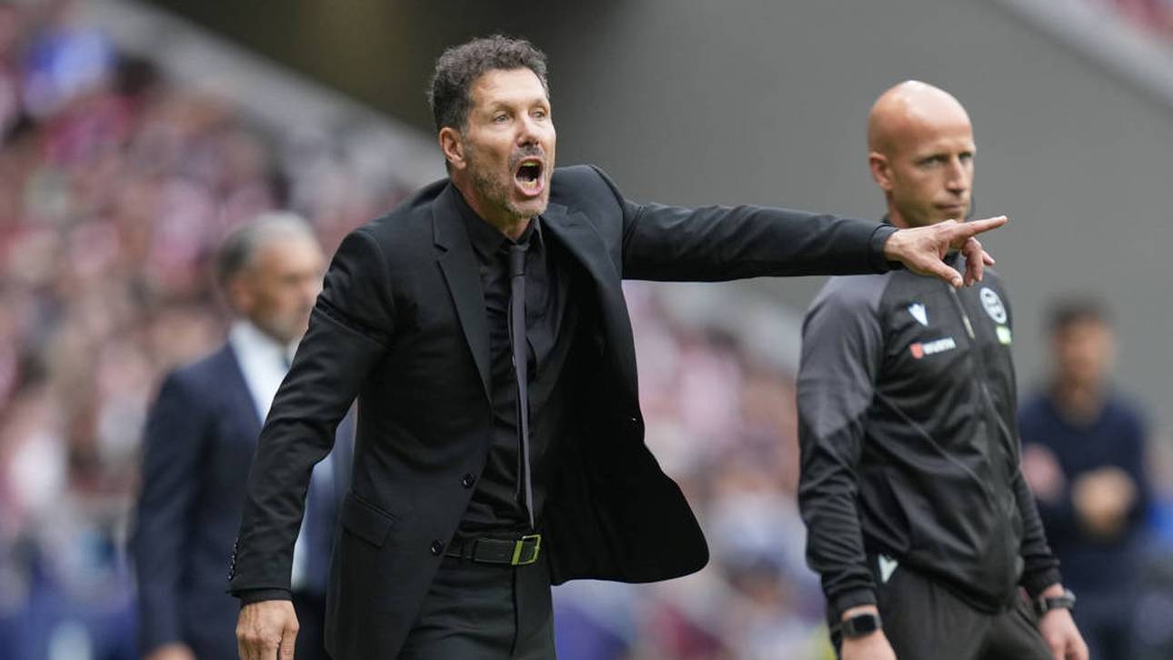 Diego Simeone ist für das Champions-League-Duell gegen Eintracht Frankfurt gesperrt