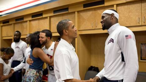 LeBron James und Barack Obama kennen sich schon länger