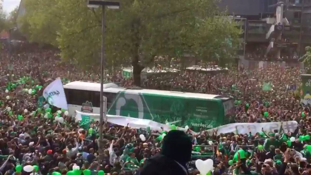 Wahnsinnsempfang für Bremen