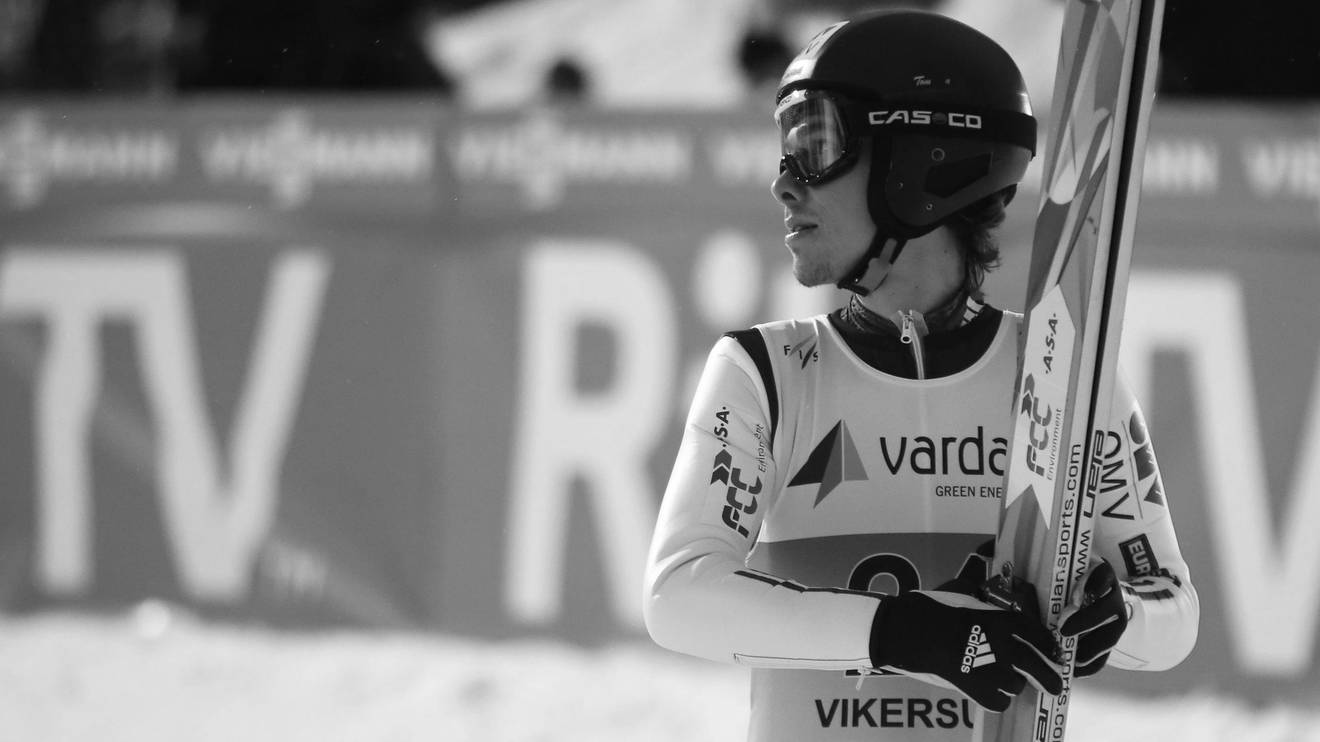 Antonin Hajek jest rekordzistą Czech w lotach narciarskich