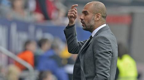 Pep Guardiola verlor mit dem FC Bayern München das letzte Gastspiel beim FC Augsburg 0:1