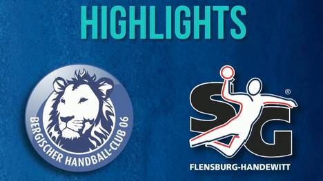 Die Highlights der Partie Bergischer HC - SG Flensburg-Handewitt aus der Handball-Bundesliga im Video.