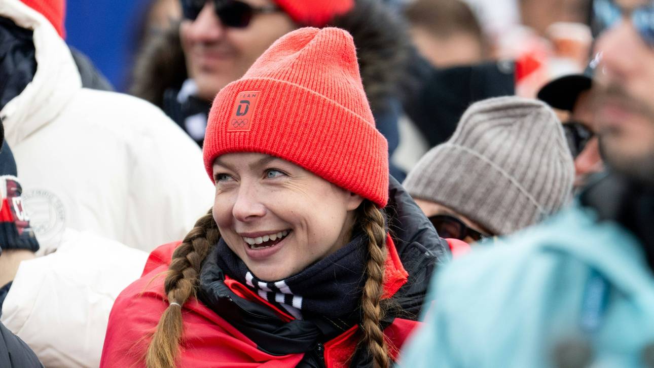 Lückenkemper posiert als Bob-Anschieberin