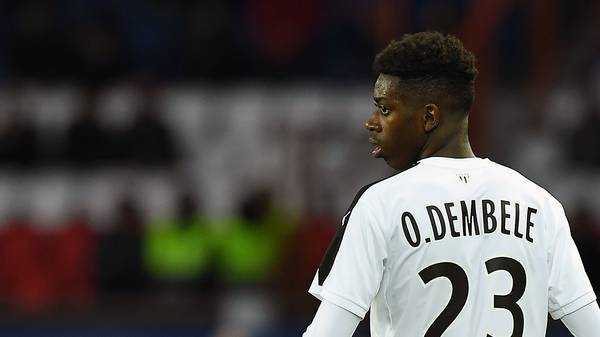 Ousmane Dembele spielte vor seinem Wechseöl nach Dortmund für Stade Rennes