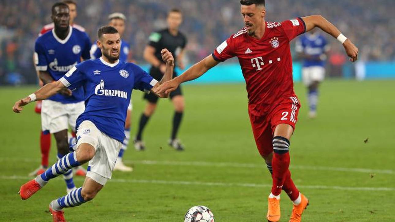 Daniel Caligiuri (l.) und Sandro Wagner (r.) in einem ihrer Duelle
