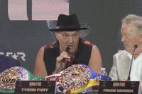 Vor dem Kampf der beiden Boxer dankt Tyson Fury Gott für den Sieg, den er gegen Alexander Usyk "bereits errungen" hat.