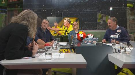Wie lange bleibt Erling Haaland noch beim BVB? Die Experten im SPORT1 Fantalk sind sich uneins. Sogar ein Wechsel im Sommer scheint möglich.