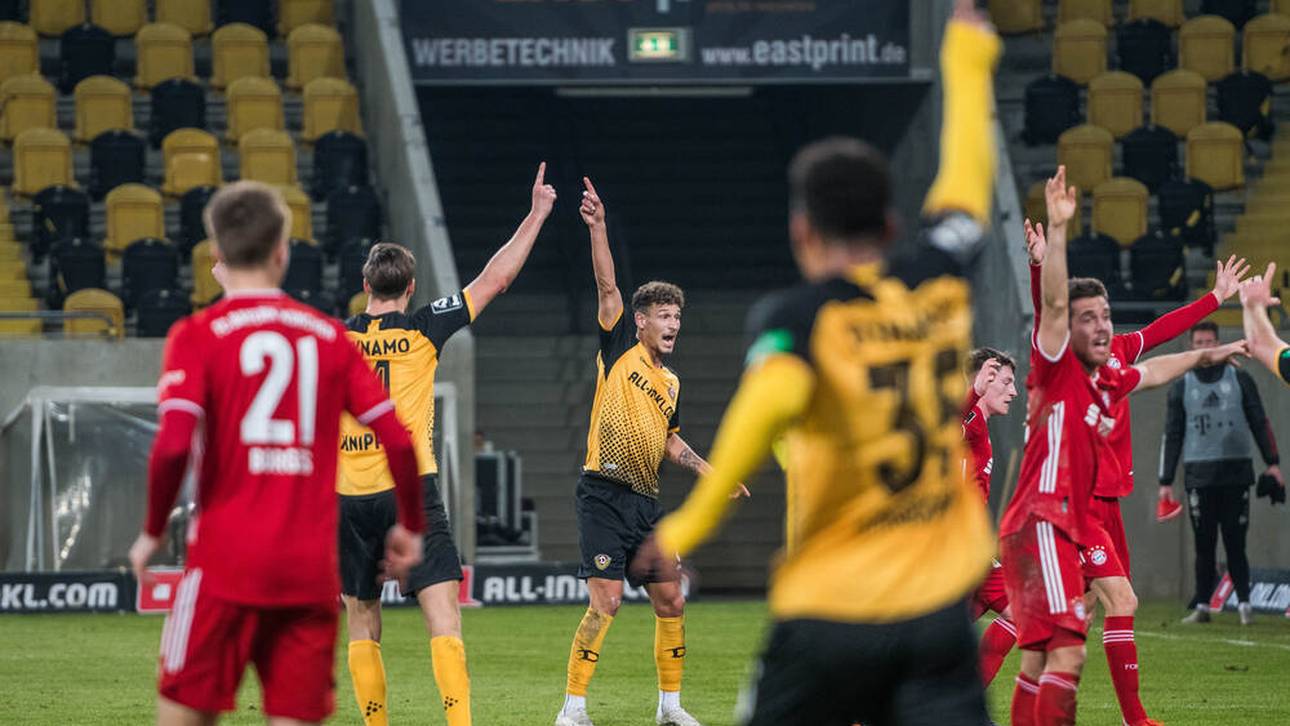 Dresden verspielt Führung gegen FCB