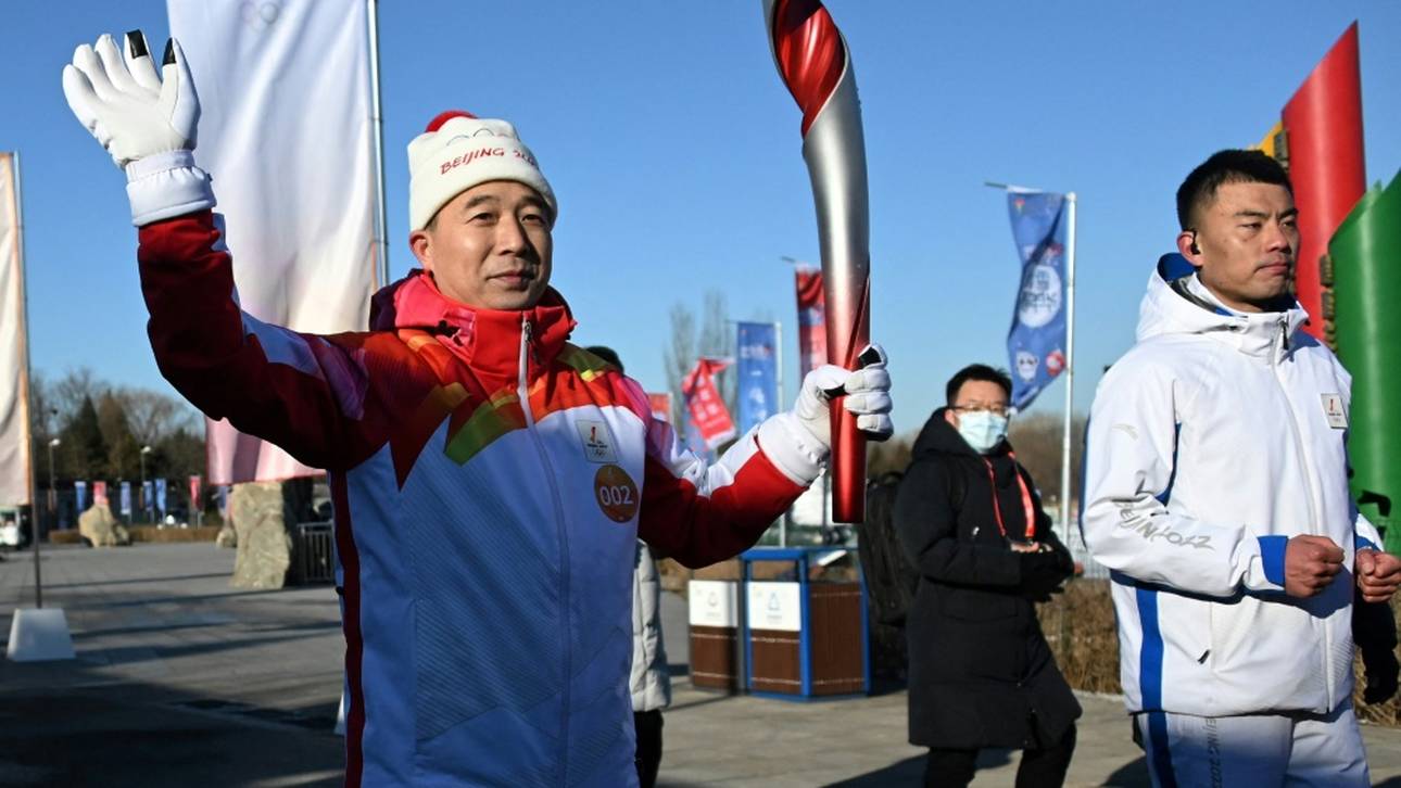 Fackellauf in Peking gestartet