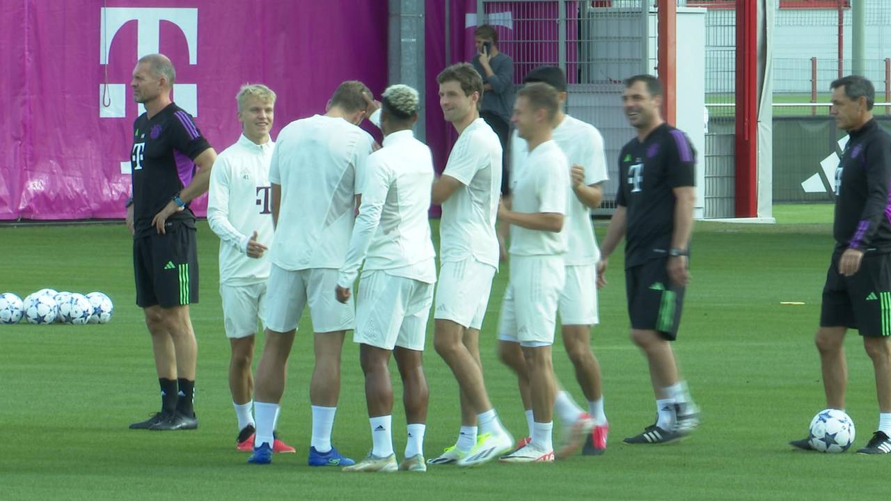 FC Bayern München: Letzte Champions-League-Vorbereitungen auf Manchester United