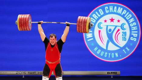 Der russische Gewichtheber Aleksej Lowtschew wurde des Dopings überführt 