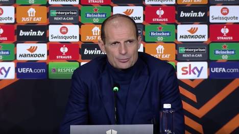 Juventus Turin gewinnt im EL-Achtelfinalhinspiel gegen Freiburg dank des Treffers von Angel Di Maria mit 1:0. Massimiliano Allegri erklärte im Anschluss, dass er ein schwieriges Rückspiel erwarte.