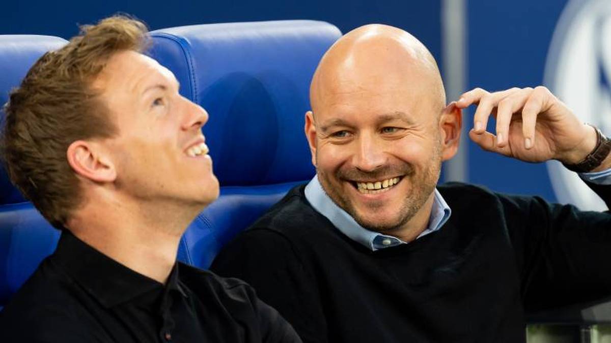 Il direttore sportivo del TSG Alexander Rosen (a destra) ha lavorato con successo con Julian Nagelsmann (a sinistra).