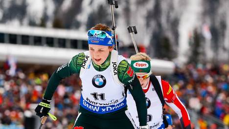 Franziska Preuß war beim Sprint in Oslo beste Deutsche