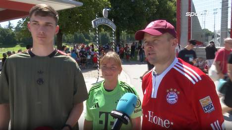 Beim öffentlichen Training des FC Bayern befragte SPORT1 die Bayern-Fans nach den Einsatzzeiten der Talente des Rekordmeisters - sollten Spieler wie Lennart Karl oder Paul Wanner mehr Spielzeit bekommen?